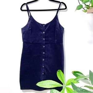 {Urban Outfitters} Fitted Button Down Corduroy Dress